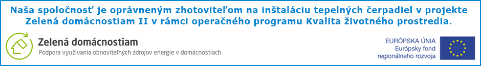 Zelená domácnostiam